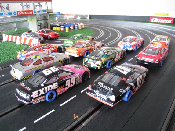 Nascar in der Kurve